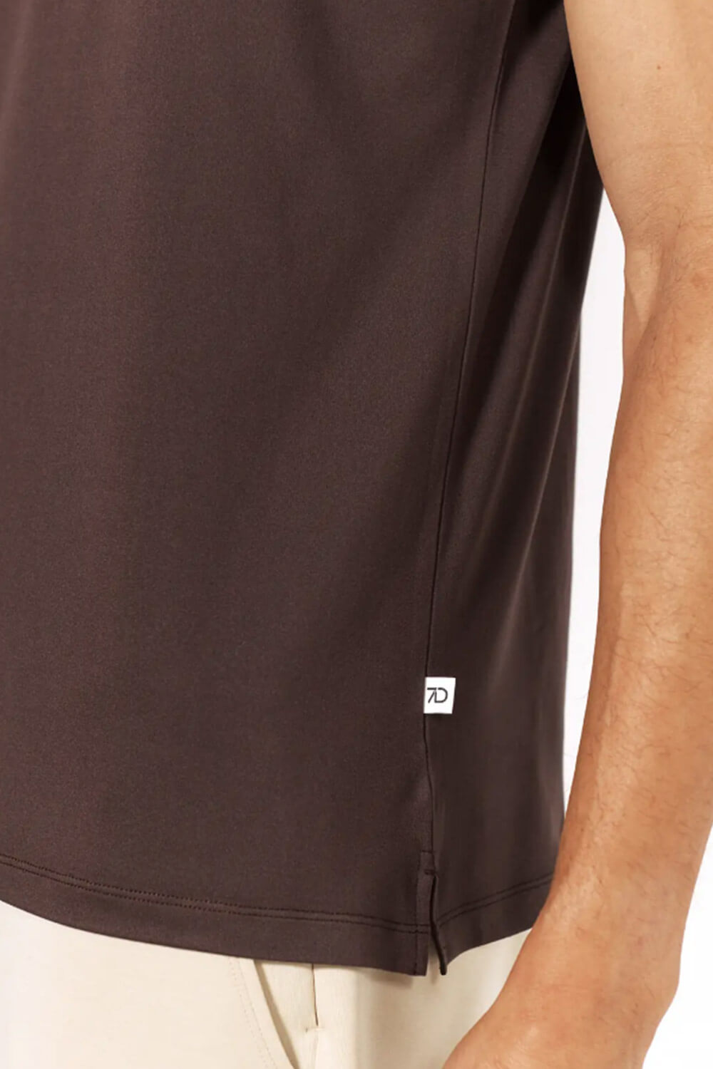 7Diamonds Core Crew T-Shirt for Men in Bordeaux