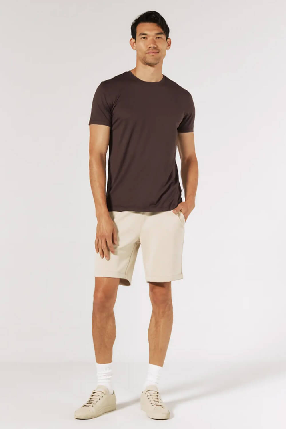 7Diamonds Core Crew T-Shirt for Men in Bordeaux