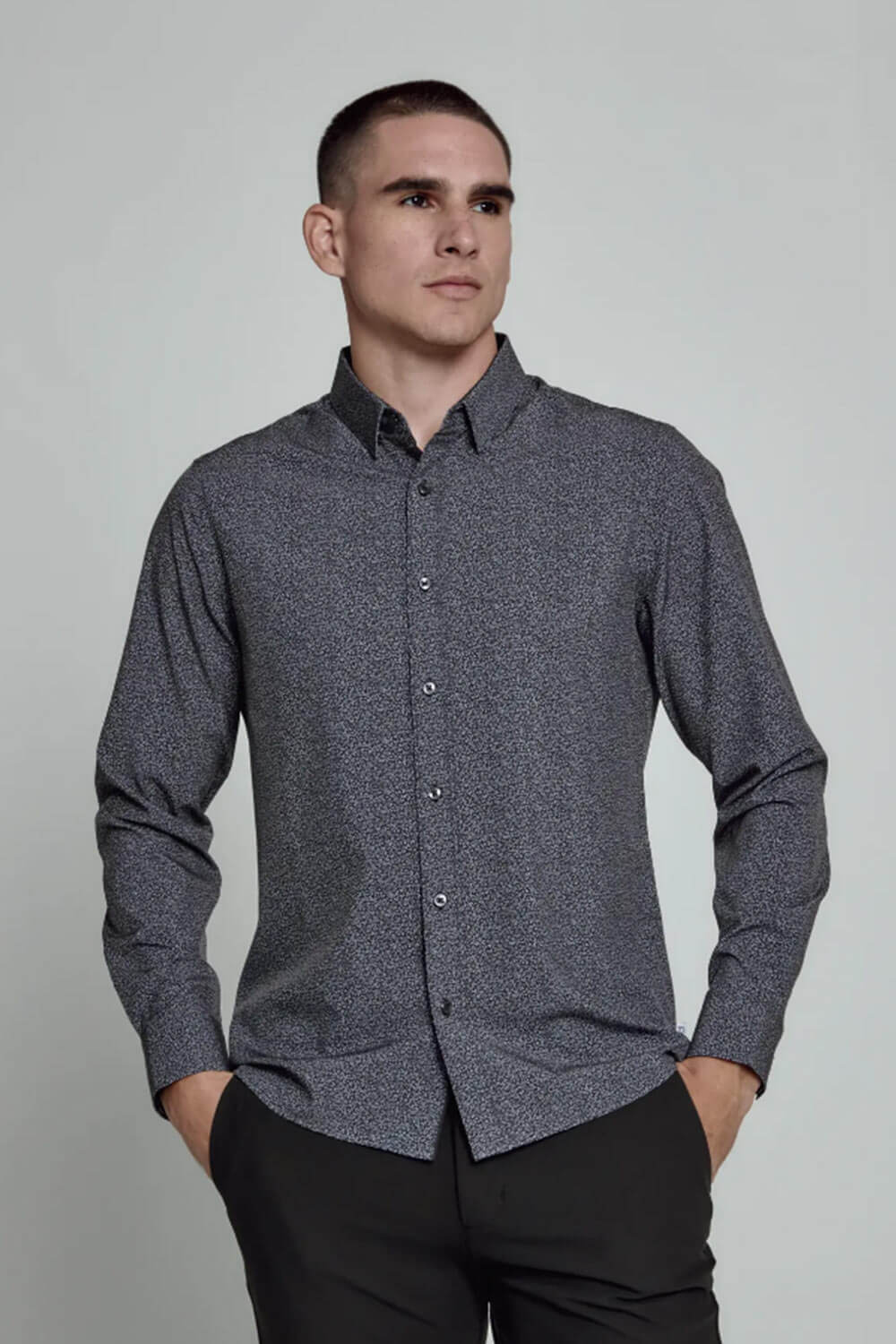 7Diamonds Nolen Woven Shirt for Men in Black
