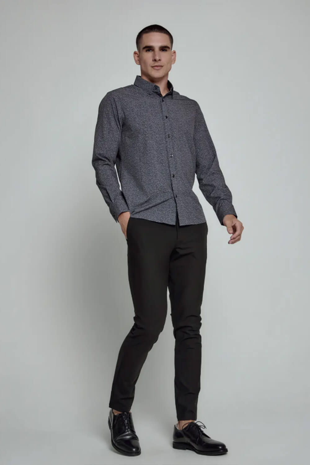 7Diamonds Nolen Woven Shirt for Men in Black