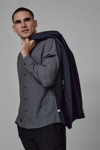 7Diamonds Nolen Woven Shirt for Men in Black