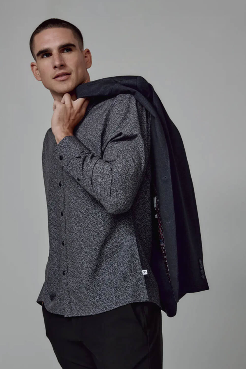 7Diamonds Nolen Woven Shirt for Men in Black