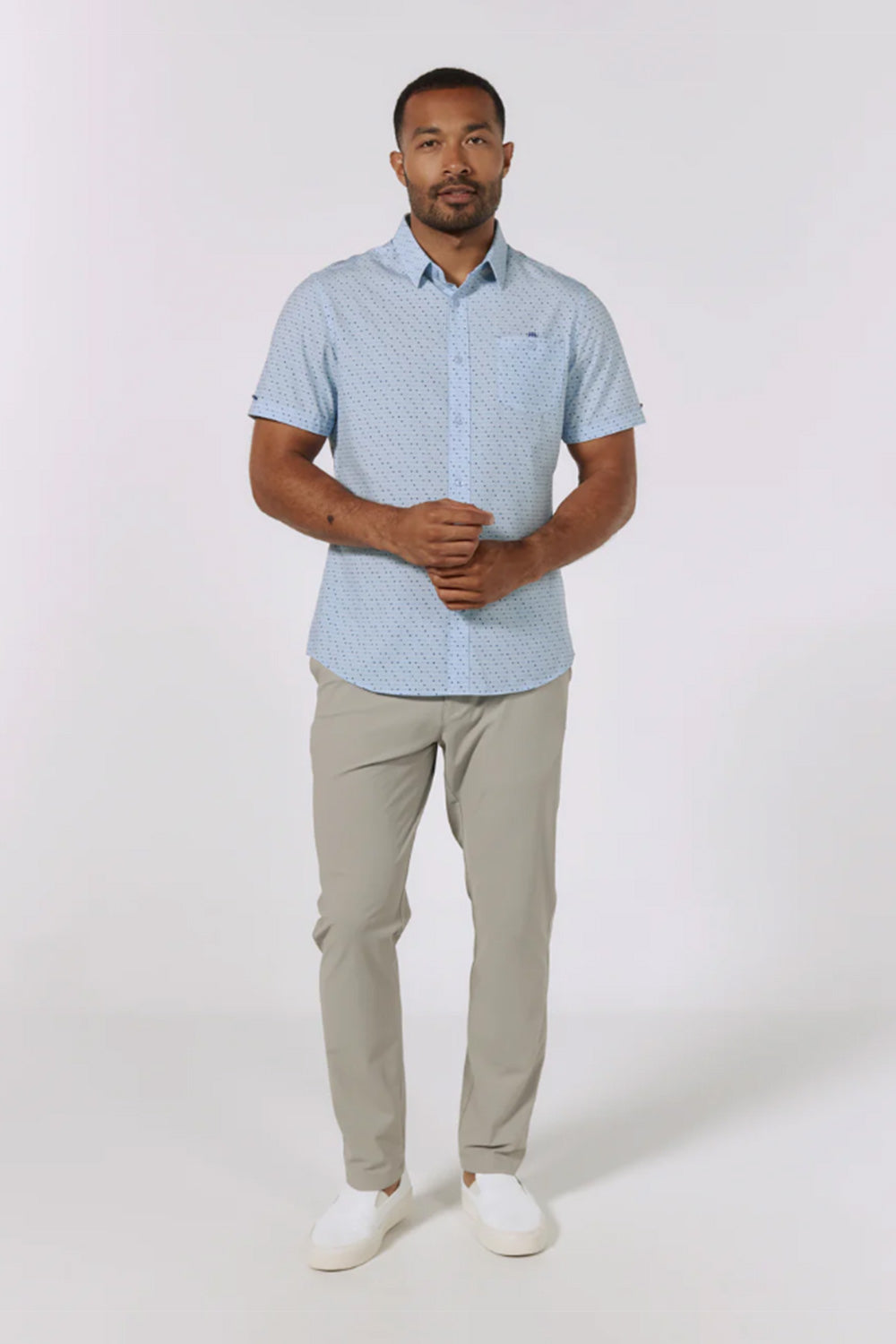 7Diamonds Zuma Chino Pants for Men in Smoky Taupe