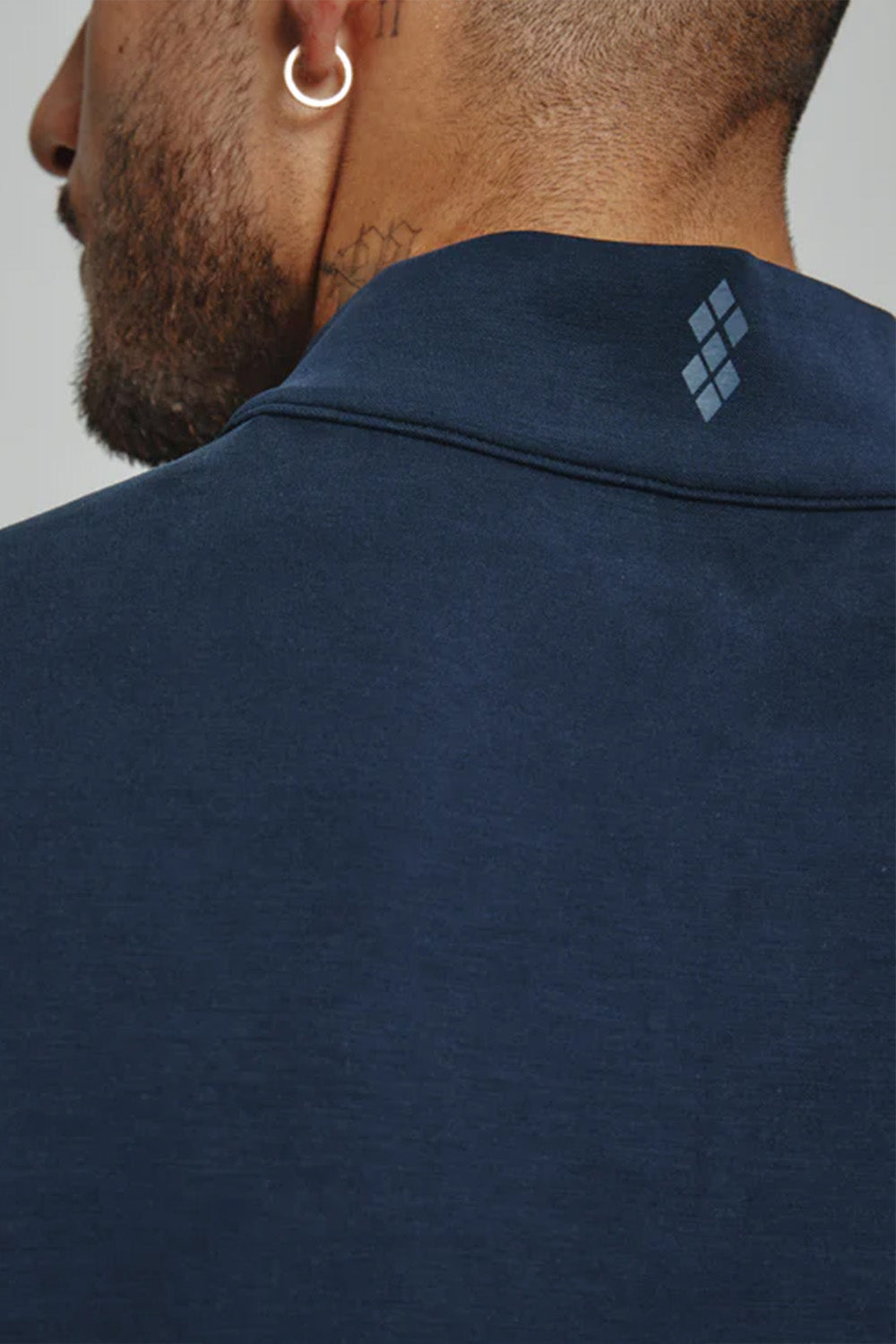 7Diamonds REV Quarter Zip Pullover for Men in Navy