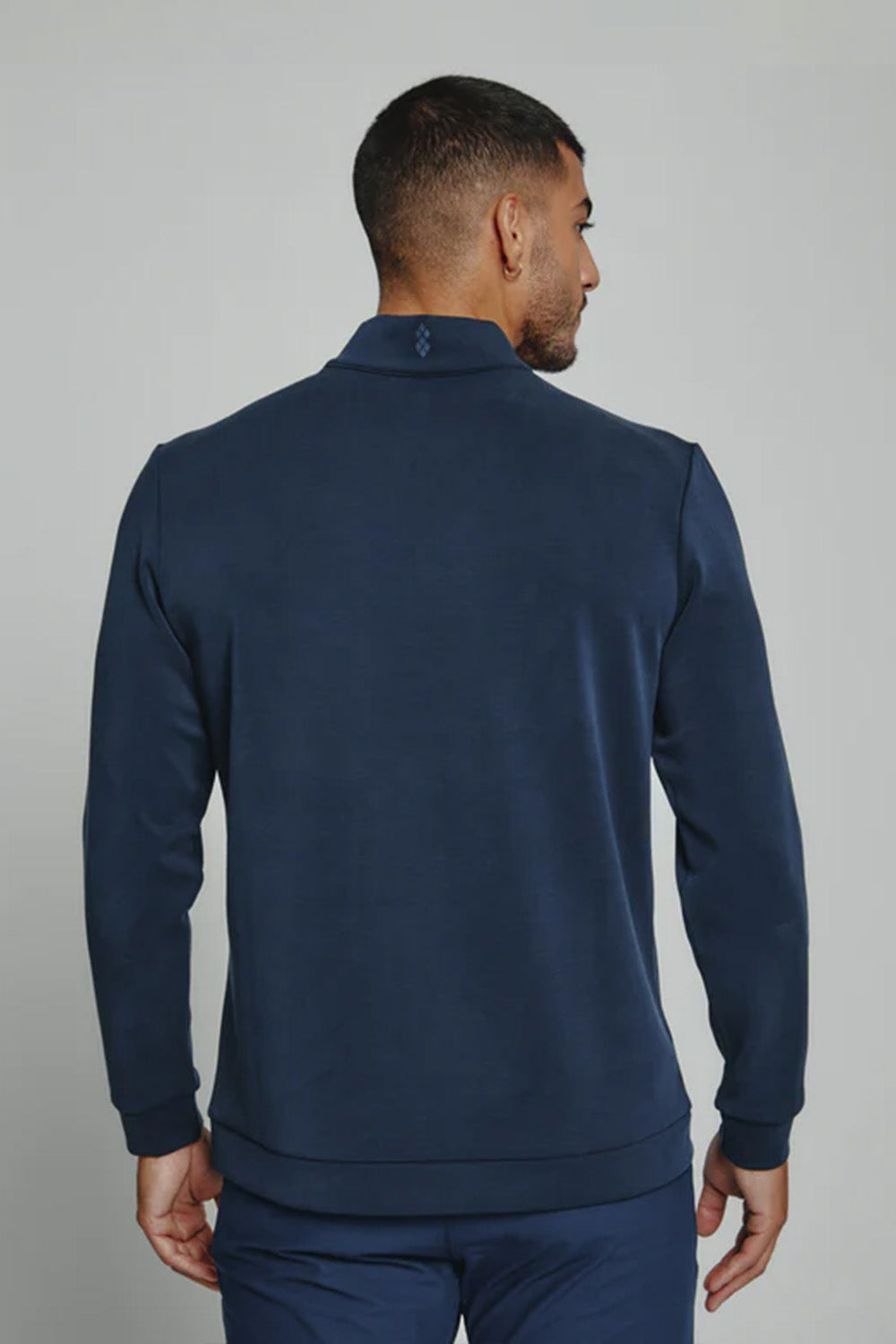 7Diamonds REV Quarter Zip Pullover for Men in Navy
