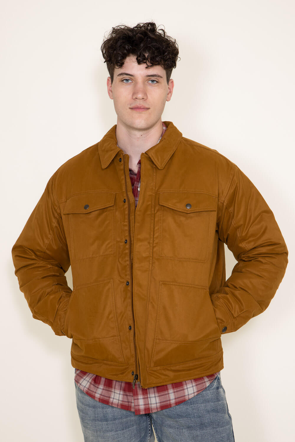 Ariat Grizzly Canvas Jacket for Men in Brown