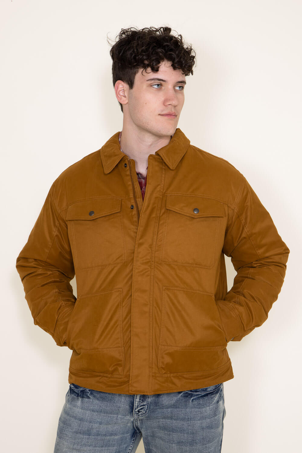 Ariat Grizzly Canvas Jacket for Men in Brown