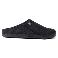 Birkenstock Zermatt Wool Felt Shearling Slippers for Men in Anthracite