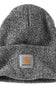 Carhartt Knit Cuff Beanie in Black and White
