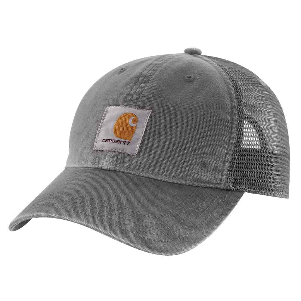 Carhartt Canvas Mesh Back Cap in Gravel 