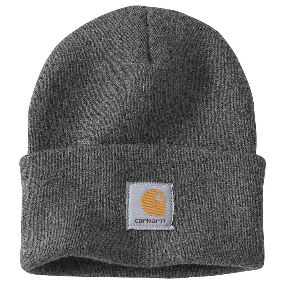 Carhartt Knit Cuff Beanie In Coal Heather