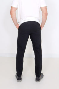 Copper & Oak Elastic File Tech Jogger Pants for Men in Black