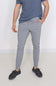 Copper & Oak Elastic File Tech Jogger Pants for Men in Griffin Light Grey