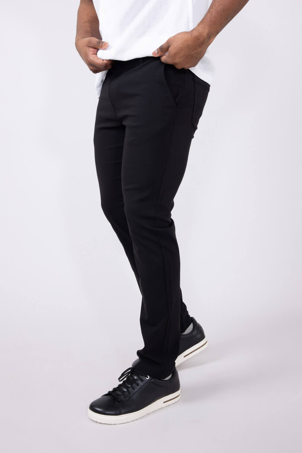 Copper & Oak Faille Utility Pants for Men in Black
