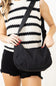 Crescent Bag for Women in Black 