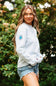 Patagonia Women’s Long Sleeve Unity Fitz Wildrise Crewneck in Chilled Blue