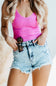 KanCan x Glik's Best Friend Light Acid Wash Denim Shorts for Women