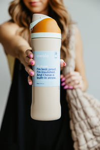 Owala FreeSip 24oz Stainless Steel Water Bottle in Brown