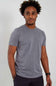 Basic Crewneck T-Shirt for Men in Grey 