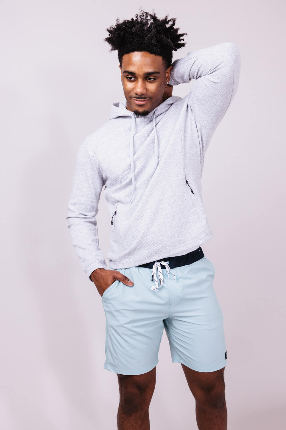 1897 Active Levitate Shorts for Men in Light Blue | STEW26-LIGHT BLUE