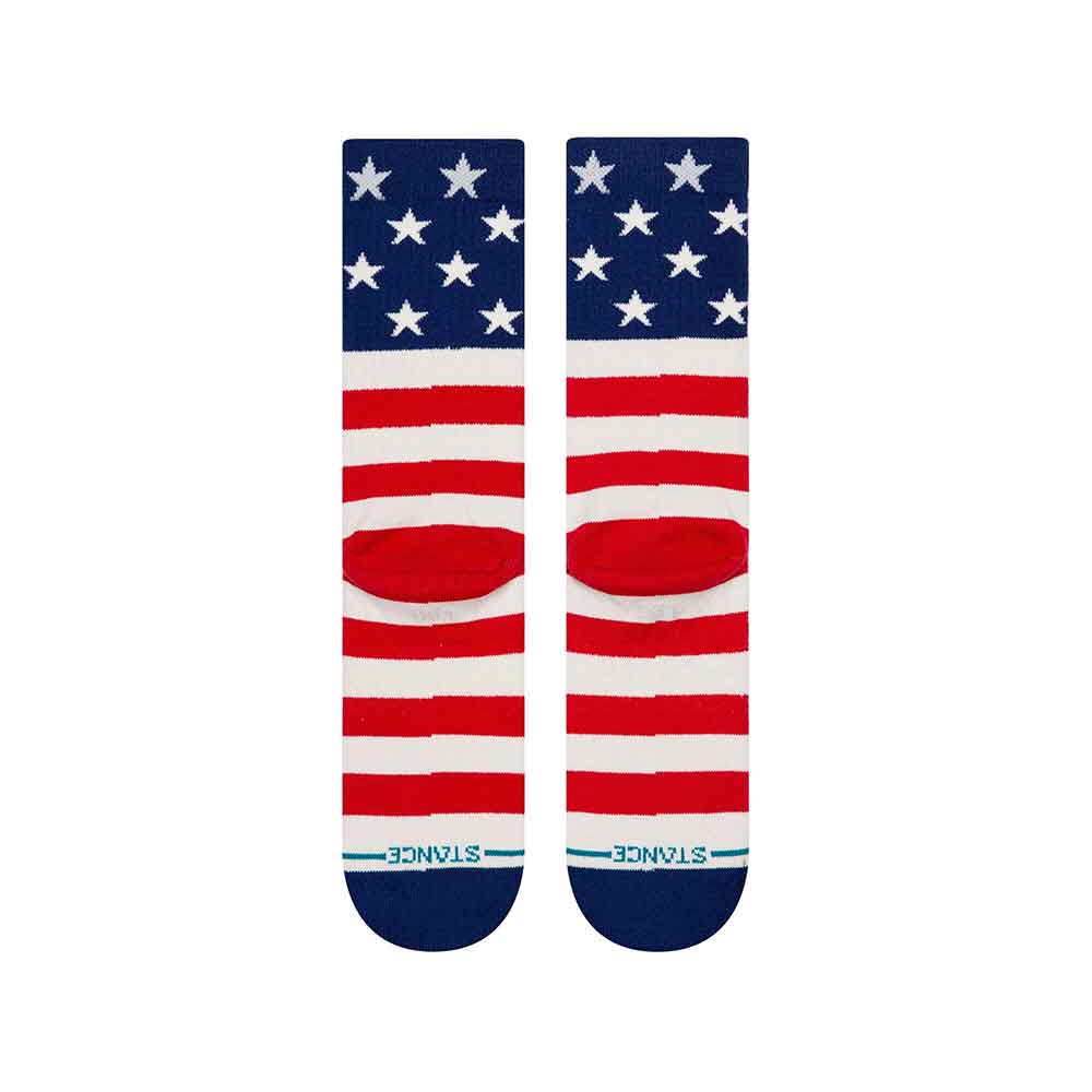 Stance The Fourth ST Crew Socks in Red 