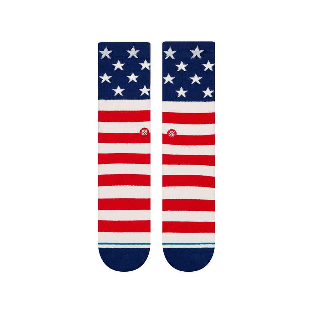 Stance The Fourth ST Crew Socks in Red 