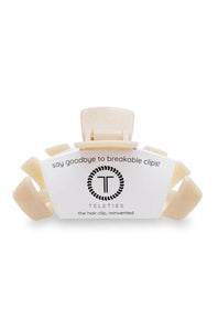 Teleties Large Claw Clip in Beige