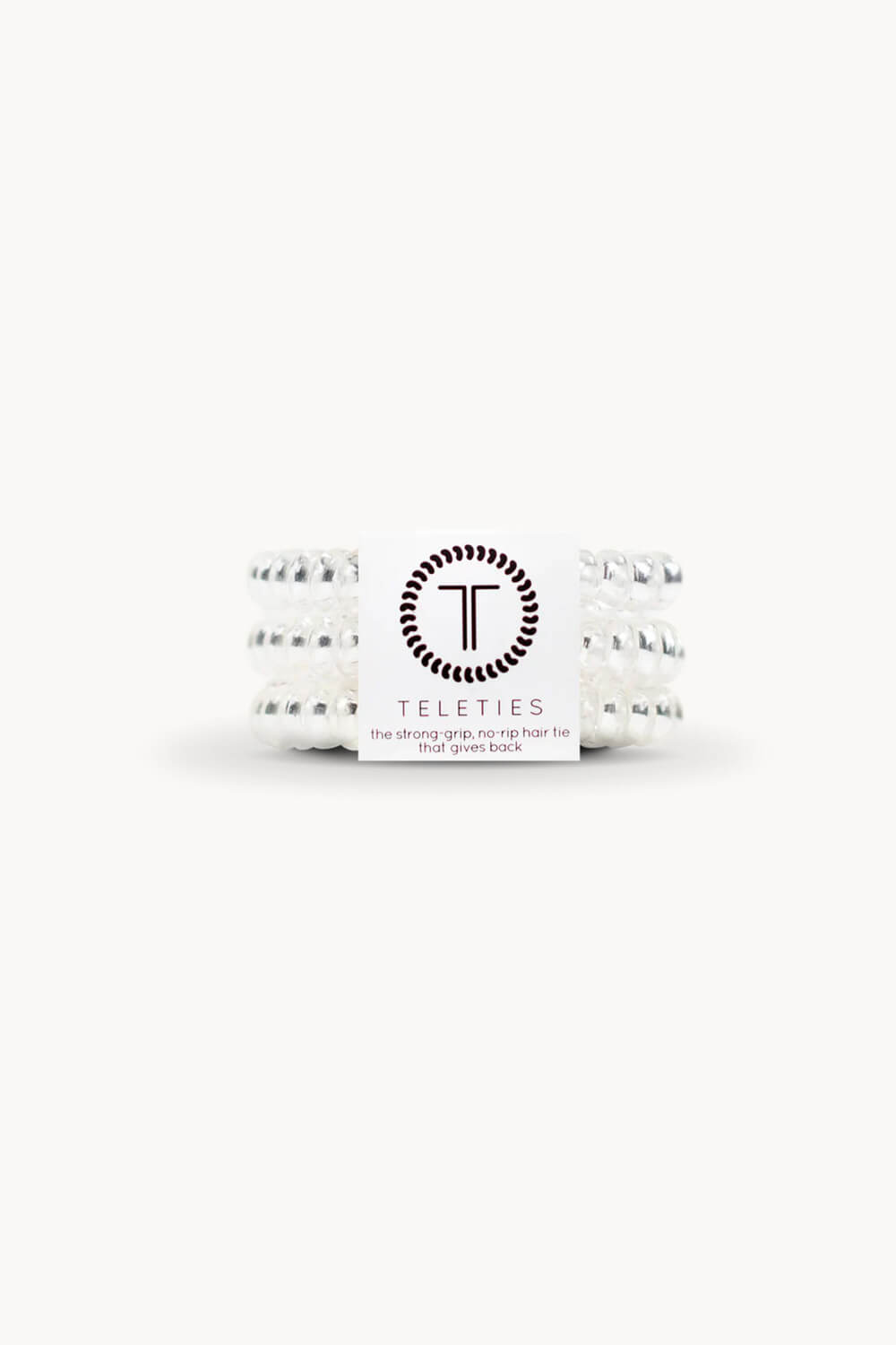 Teleties Small Bands Pack In Crystal Clear