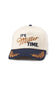 American Needle Miller Time Club Captain Hat for Men in Ivory