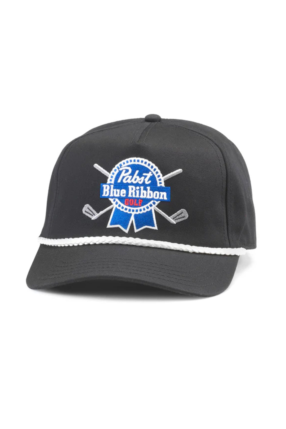 American Needle Pabst Blue Ribbon Golf Roscoe Hat for Men in Black