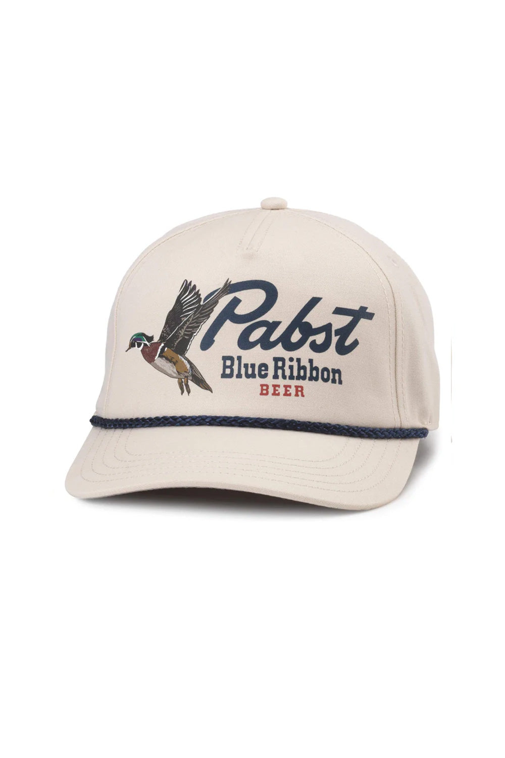 American Needle Pabst Duck Canvas Hat for Men in Ivory