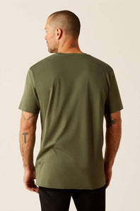 Ariat Patriot Stripe T-Shirt for Men in Green