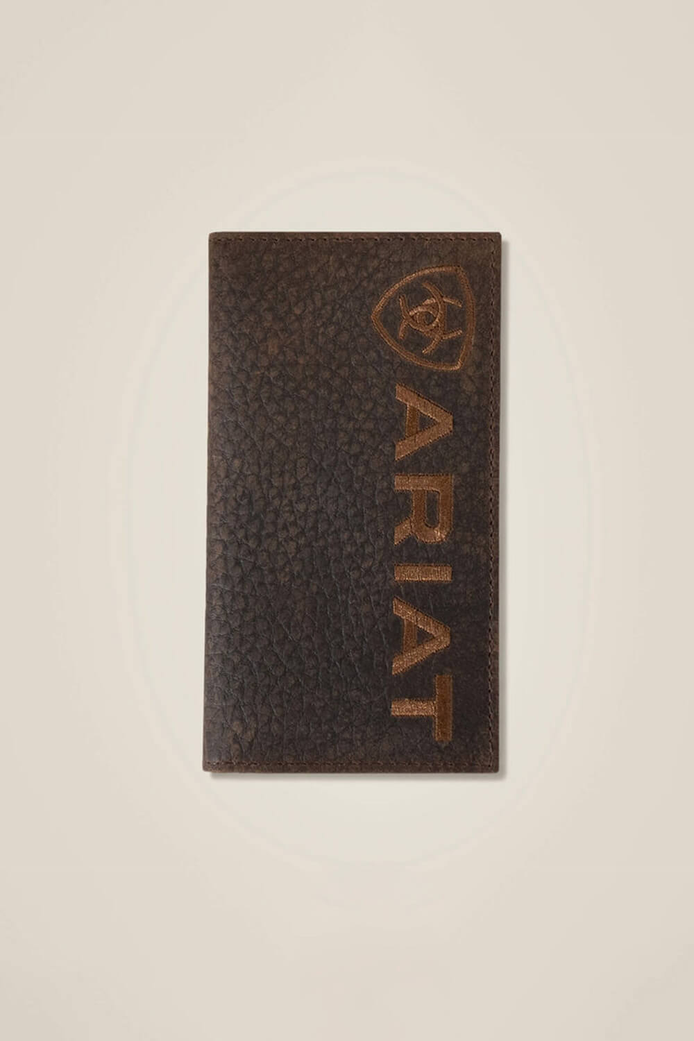 Ariat Rodeo Bull Hide Wallet in Brown