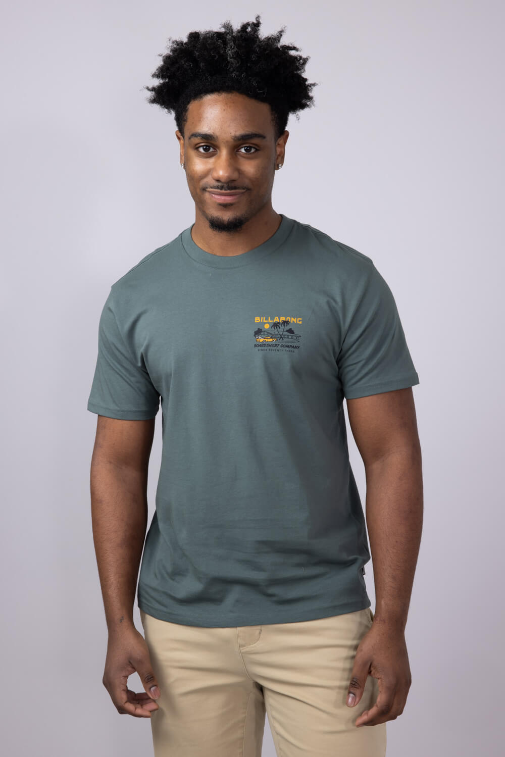 Billabong Palm Springs Premium T-Shirt for Men in Dark Slate