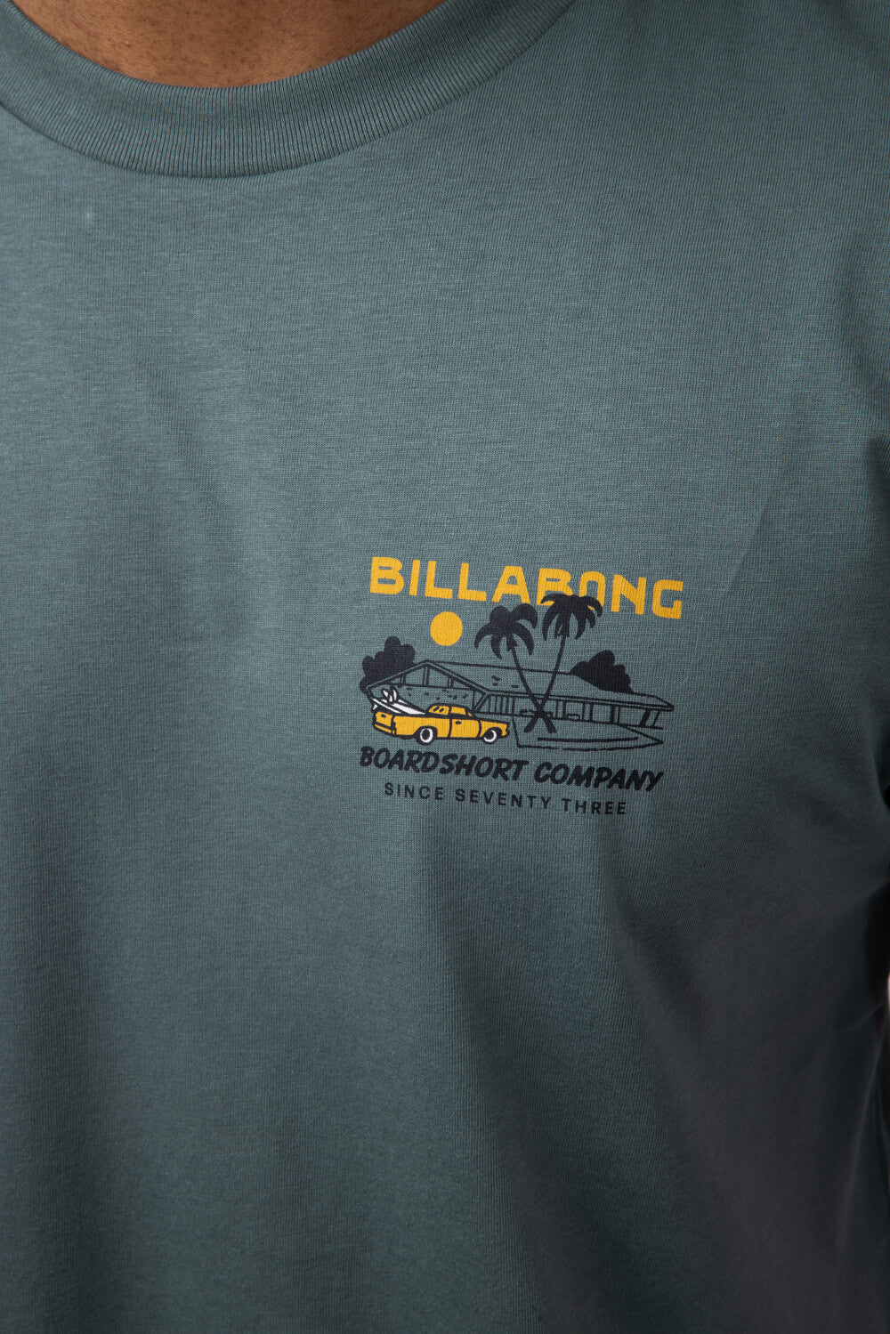 Billabong Palm Springs Premium T-Shirt for Men in Dark Slate
