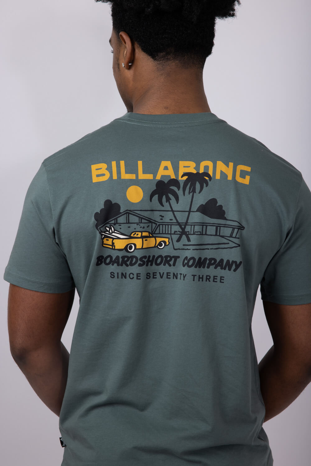 Billabong Palm Springs Premium T-Shirt for Men in Dark Slate