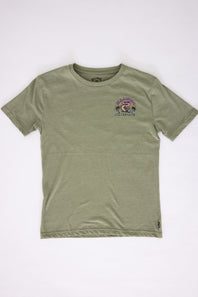 Billabong Youth Alligator Attack T-Shirt for Boys in Moss Heather