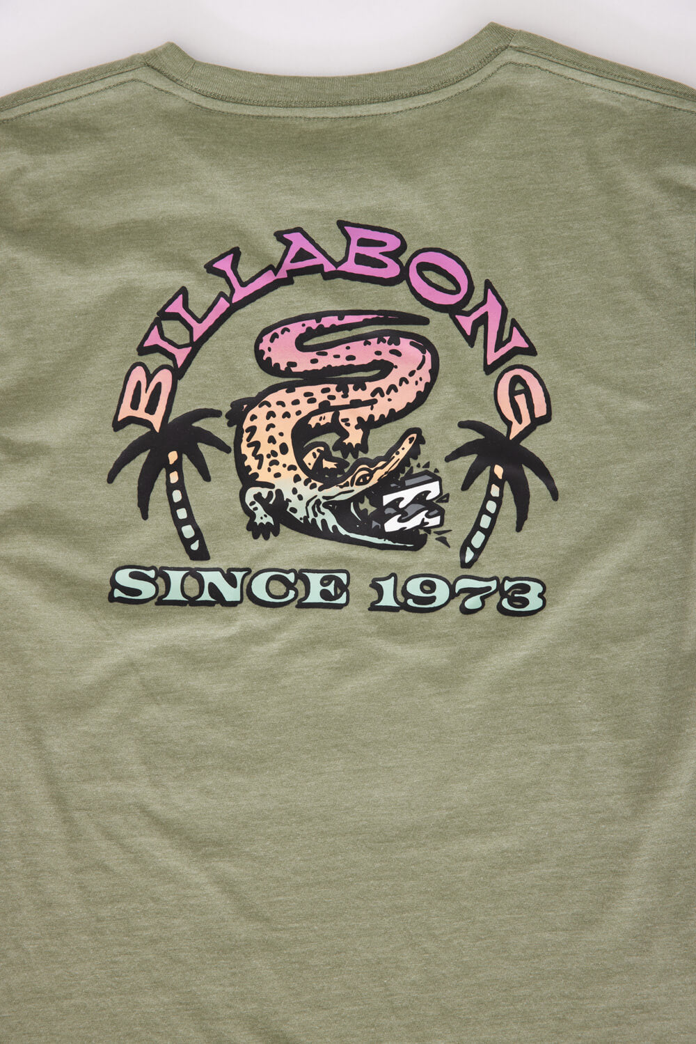 Billabong Youth Alligator Attack T-Shirt for Boys in Moss Heather