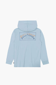 Billabong Youth Original Arch Hooded T-Shirt for Boys in Blue