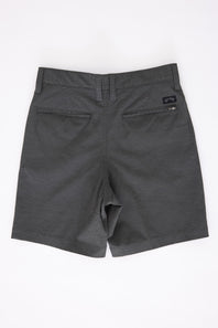 Billabong Youth Crossfire Hybrid Shorts for Boys in Asphalt 