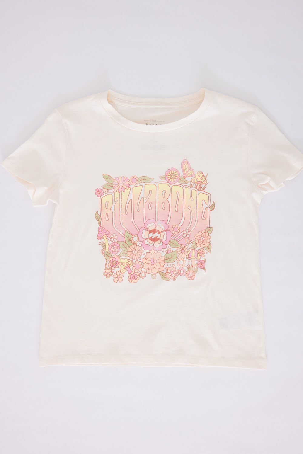 Billabong Youth Flower Power Graphic T-Shirt for Girls in Salt Crystal
