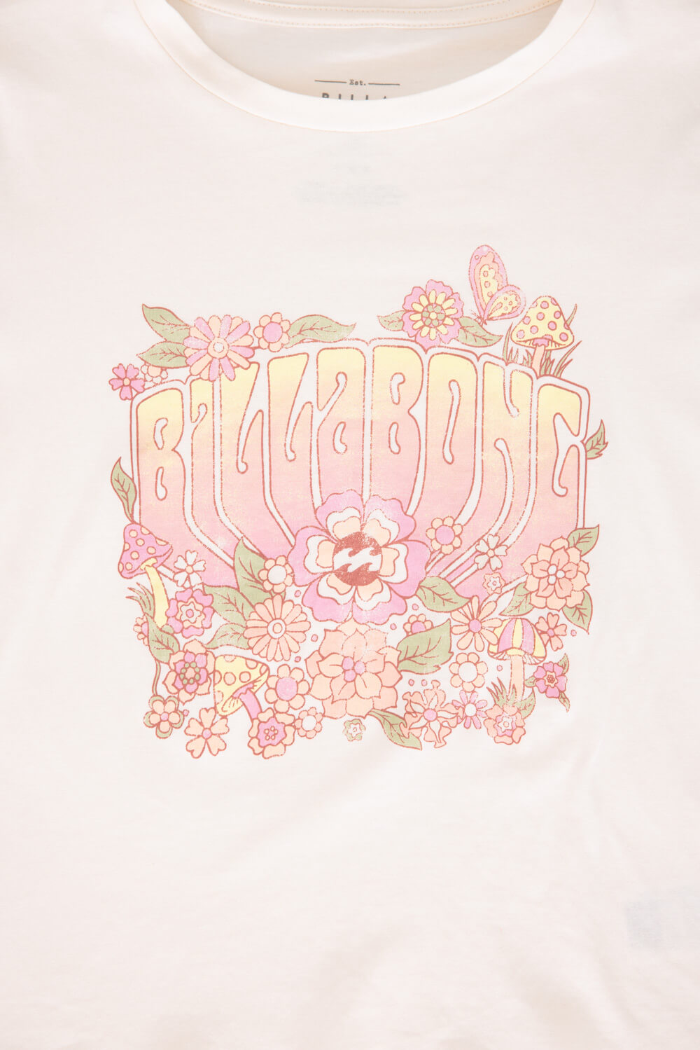 Billabong Youth Flower Power Graphic T-Shirt for Girls in Salt Crystal