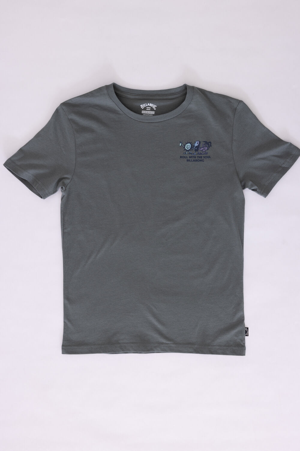 Billabong Youth Roll T-Shirt for Boys in Slate