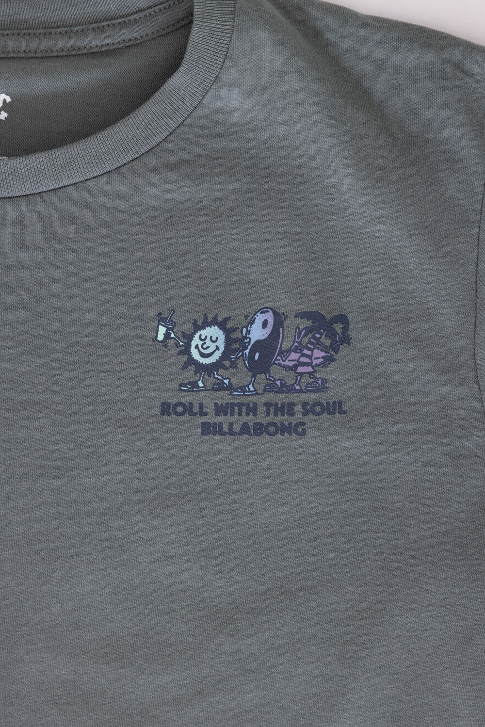 Billabong Youth Roll T-Shirt for Boys in Slate