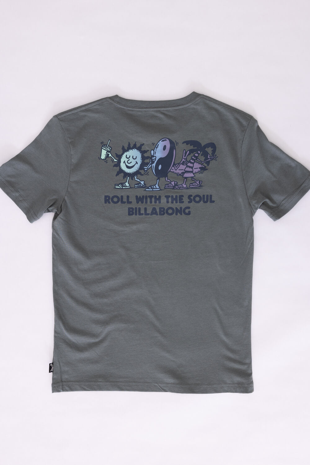 Billabong Youth Roll T-Shirt for Boys in Slate