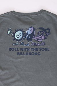 Billabong Youth Roll T-Shirt for Boys in Slate