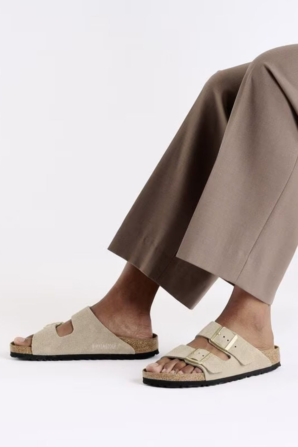 Birkenstock Arizona Suede Sandals for Women in Sandcastle