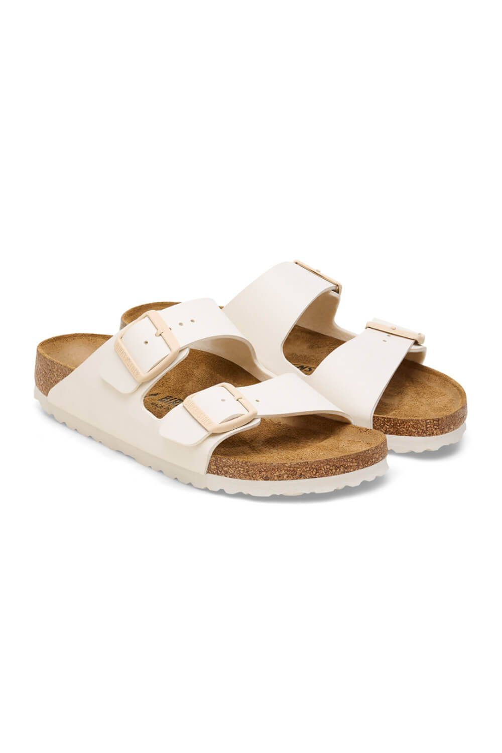Birkenstock Arizona Birko-Flor Sandals for Women in Eggshell