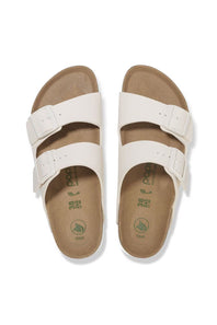 Papillio by Birkenstock Arizona Flex Platform Vegan Birko-Flor Sandals for Women in Eggshell