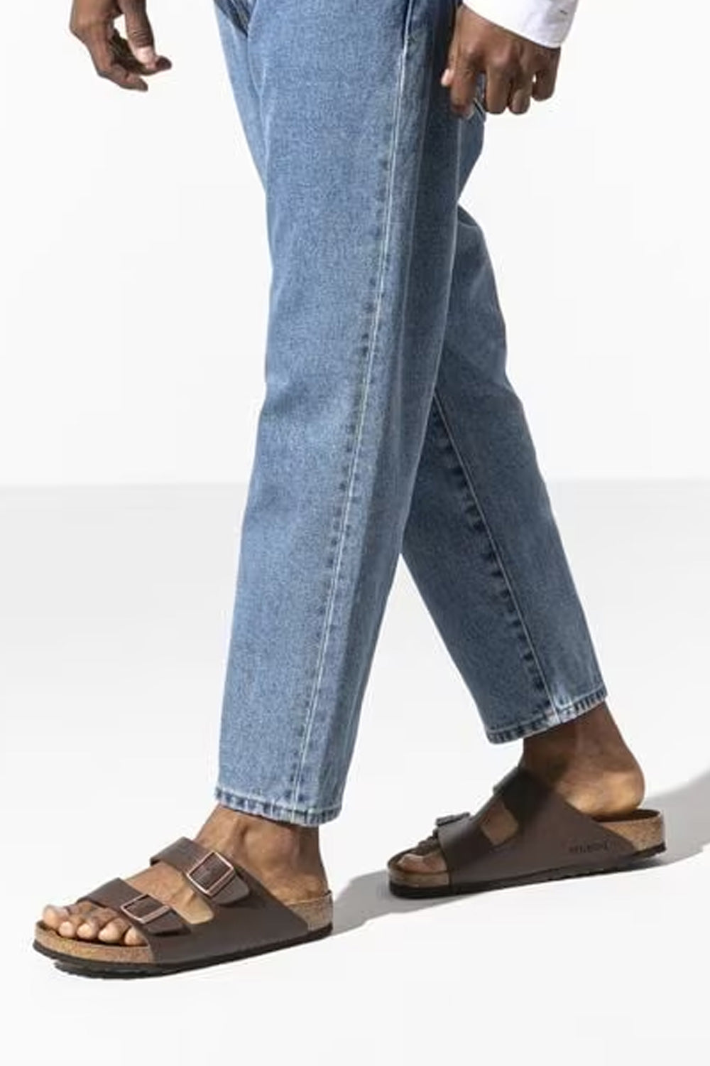 Birkenstock Arizona Birko-Flor Sandals for Men in Dark Brown